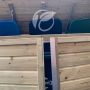 Tuinkast TRIO voor 3 klikos van 240 liter close up klant