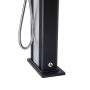 Formidra Buitendouche Dada Curve geborsteld aluminium aftapplug