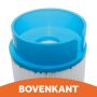 Darlly spafilter bovenkant ronde duwfitting