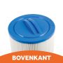 Darlly spafilter bovenkant handvat recht