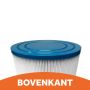 Splash-X spa filter SC753 (Jazzi Spa2) bovenkant