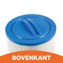 Darlly spafilter bovenkant handvat recht