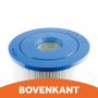 Darlly spafilter bovenkant opening ingedeukt 6,4cm