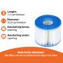 Intex spafilter s1 sixpack kenmerken