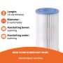 Intex spa filters S2 (2-pack) kenmerken
