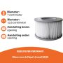 MSpa spa filter 2-pack (vanaf 2020) kenmerken
