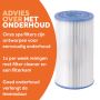 Intex spa filters S2 (2-pack) onderhoud