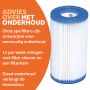 Intex cartridgefilter type A twin pack onderhoud