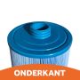 Splash-X microban spafilter uitwendige schroefdraad grof 3,8cm