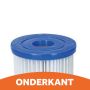 Bestway cartridgefilter type I onderkant