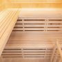 France Sense Finse sauna 150 x 150 x 200 cm binnenkant