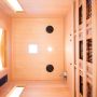 France Apollon infrarood sauna 120 x 123 x 190 cm bovenkant