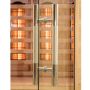 France Apollon infrarood sauna 120 x 123 x 190 cm deur