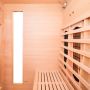 France Apollon infrarood sauna 153 x 128 x 190 cm bank zijkant