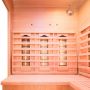 France Apollon infrarood sauna binnenkant bank