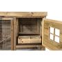 Glorenza kippenhok Daisy 243 x 95 x 124 cm legnest rechter kant