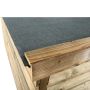 Glorenza kippenhok Daisy 243 x 95 x 124 cm afwerking dak