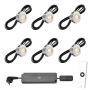 Hamulight LED inbouwspot Pals met afstandsbediening set van 6