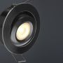 Hamulight LED inbouwspot Toledo zwart kantelbaar