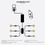 Hamulight LED inbouwspot Pals voorbeeld set
