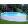 Happy Pool metalen zwembad Ø 300 cm x 120 cm half ingegraven