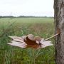 Heeej Leaf Me vogelvoederschaal bruin sfeerbeeld