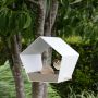 Heeej Small Diamond Hangend Voederhuisje wit sfeerbeeld