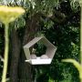 Heeej Small Diamond hangend voederhuisje zand sfeerbeeld