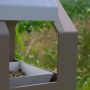 Heeej The Barn wand vogelvoederhuisje zand & wit detail