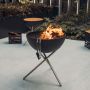 Höfats bowl vuurschaal & BBQ met hoog standaard 70 cm binnen vuur