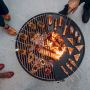 Höfats bowl vuurschaal & BBQ met hoog standaard 70 cm bovenkant