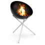 Höfats bowl vuurschaal & BBQ met hoog standaard 70 cm gekanteld