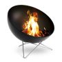 Hofäts bowl vuurschaal & BBQ met laag standaard 70 cm vuur gekanteld