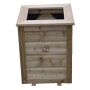 Lutra Houten plantenbak 40 x 40 x 55 cm