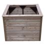 Lutra Houten plantenbak 60 x 60 x 65 cm