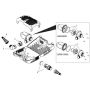 Hozelock pompkamer voor AquaForce 1000 schematisch