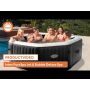 Intex Pure Spa Jet & Bubble Deluxe opblaasbare spa | 6 persoons