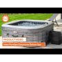 Intex Pure Spa Greystone Deluxe opblaasbare spa | 6 persoons