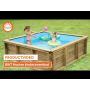 BWT houten kinderzwembad | 200 x 200 x 64 cm