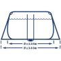 Intex Prism Frame zwembad | 610 x 305 x 122cm complete set