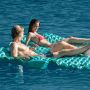 Intex giant floating mat luchtbed 290 x 213 x 5 cm opwater