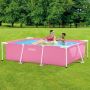 Intex Metal Frame zwembad roze 220 x 150 x 60 cm
