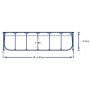 Intex Prism Frame zwembad | 305 x 76cm met pomp inhoud