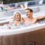 Intex PureSpa Bubbel opblaasbare spa 4 persoons in gebruik