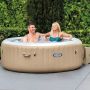 Intex PureSpa Bubbel opblaasbare spa 4 persoons in gebruik buiten