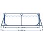Intex Zwembad Metal Frame | 220 x 150 x 60 cm diameter