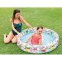 Intex opblaaszwembad Just So Fruity in gebruik