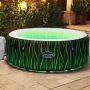 Bestway Lay-Z-spa Hollywood opblaasbare spa ledverlichting groen