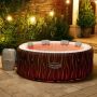 Bestway Lay-Z-spa Hollywood opblaasbare spa ledverlichting rood