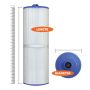 Splash-X spa filter SC752 lengte diameter